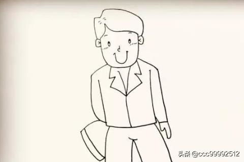 爸爸简笔画怎么画