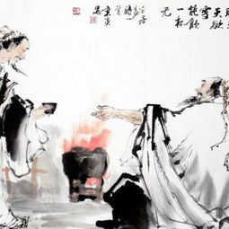 问刘十九古诗配画，问刘十九古诗配图简笔画
