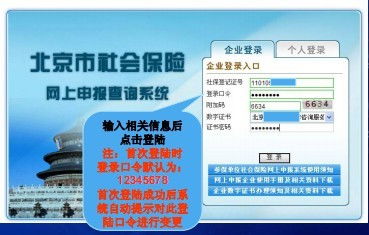 北京社会保障网上服务平台个人查询，北京社会保障网上服务平台密码
