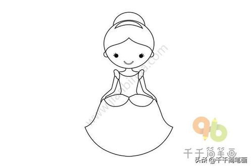 怎么画公主简单又漂亮 美人鱼，怎么画公主简单又漂亮一步一步教我