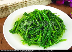 清炒茼蒿菜，清炒茼蒿叶的家常做法