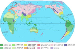 美国气候类型分布，美国气候类型及特征