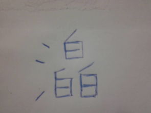 三个白念什么 三个白是什么字