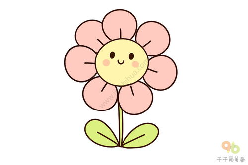 雪花怎么画简笔画，小花怎么画简单又可爱