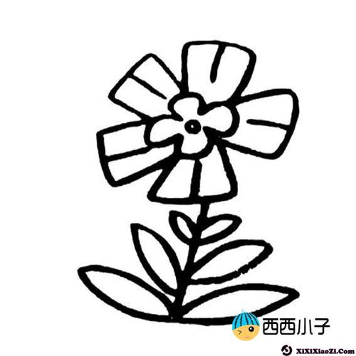 小花朵怎么画好看