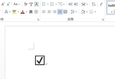如何在word方框里打钩