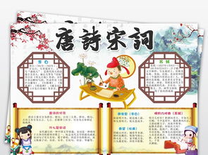 古诗词手抄报写什么内容