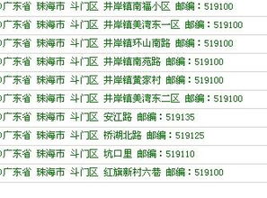 广东省珠海市邮政编码是多少，广东珠海市的邮政编码是多少