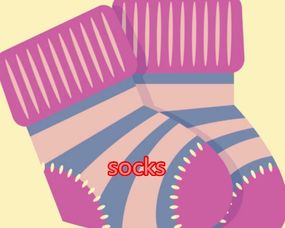socks袜子的单词怎么读