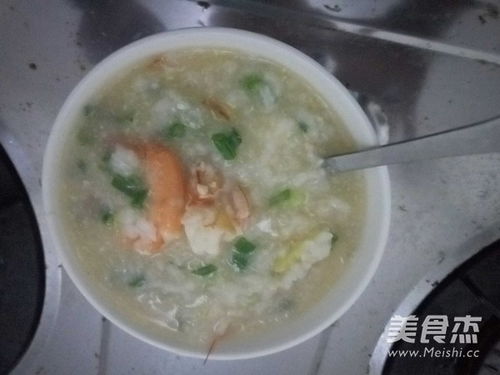 鲜虾粥的做法