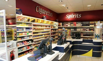 便利店收银台图片真实拍照，百货店收银台图片