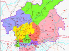 广州市行政区划图(调整后)，广州市行政区划图图片