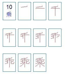 风字的笔画顺序及名称，风字的笔画顺序及笔画名称