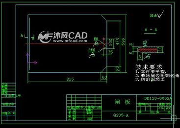 闸板阀结构图，闸板阀结构