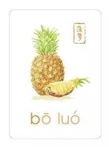 菠萝的拼音和声调怎么写，水果菠萝的拼音