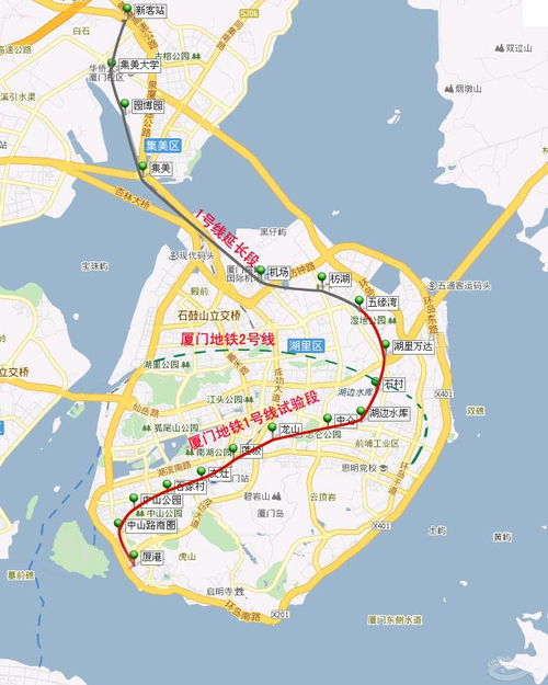 厦门地铁线路图高清版，厦门地铁线路图一览表
