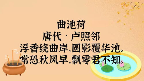 曲池荷古诗表达了什么情感，曲池荷古诗的解析