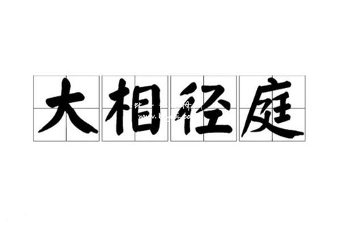 大相径庭的近义词有?