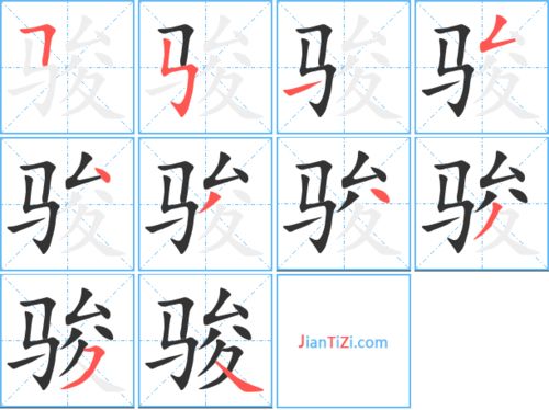 威的笔顺笔画怎么写，驰的笔顺