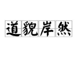 道貌岸然近义词，道貌岸然的伪君子