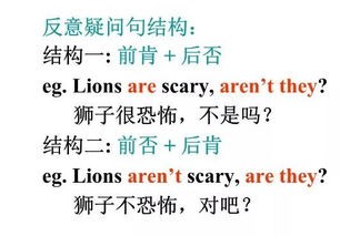 反义成语，反义疑问句的用法归纳及回答