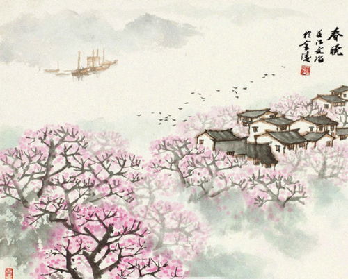 《春晓》孟浩然，《春晓》手势舞