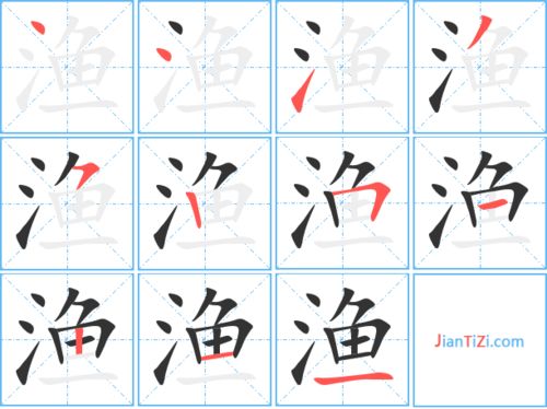 渔字组词和部首，渔字组词和拼音怎么写
