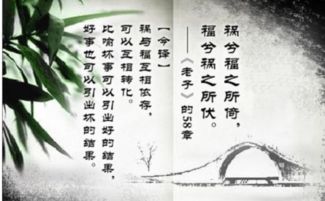 福兮祸所依的完整句子，福兮祸所依是什么意思