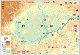 四川地形地貌图，四川地形有哪些
