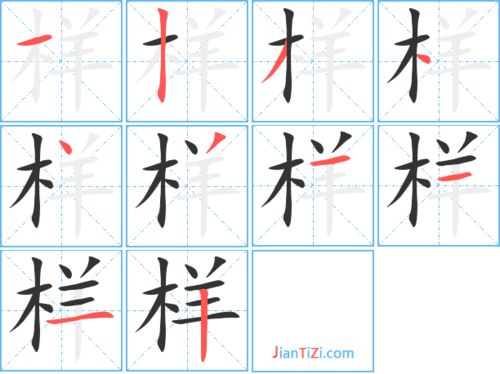 各种各样字的笔顺，样字的笔顺正确的写法视频