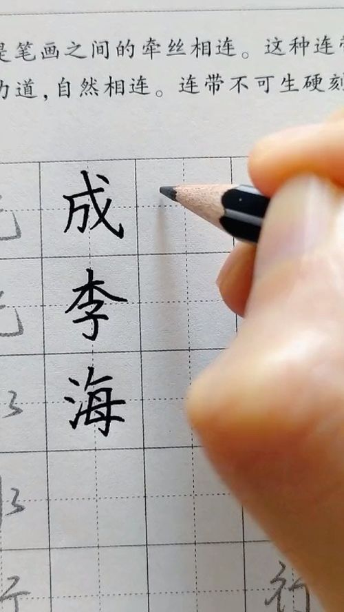 让笔顺笔画顺序，讲笔顺