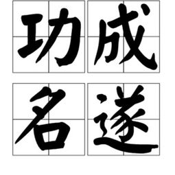功成名遂什么意思?出处是哪里?