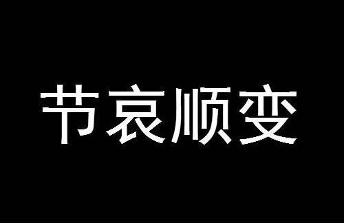 节哀顺变什么意思?