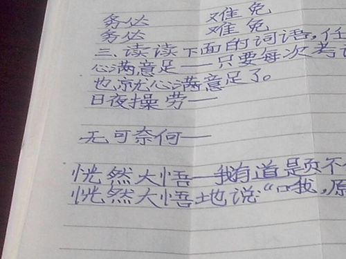 无可奈何造句子二年级，无可奈何造句二年级
