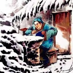 孙康映雪读书的故事50字，孙康映雪读书的故事概括