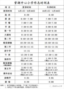 合理的作息时间表