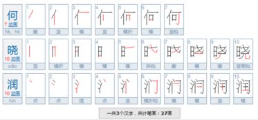 润字几画