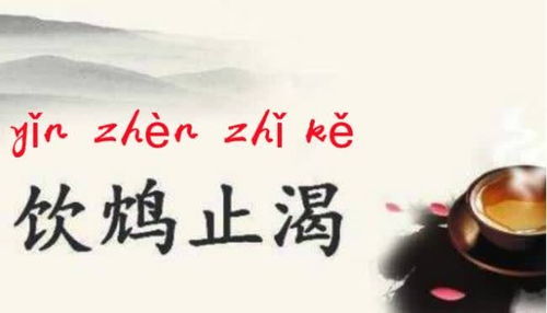 饮鸩止渴的拼音是什么，鸩读jiu还是zhen