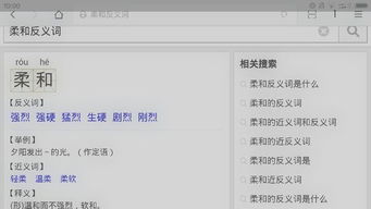 柔和的反义词是什么,柔和反义词