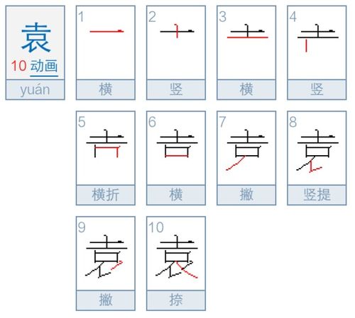 以的笔顺笔画顺序