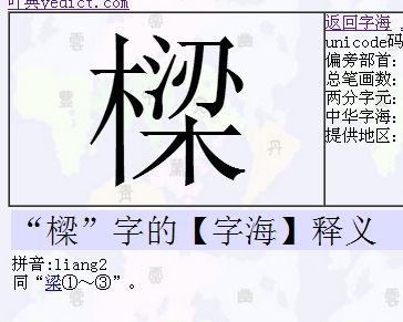 木梁意思，木梁念啥