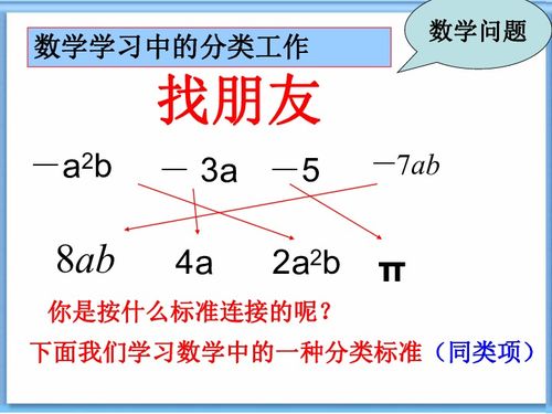 初中数学中同类项是什么