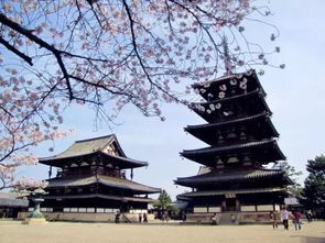 法隆寺五重塔，法隆寺宝物馆