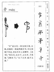 矛的拼音怎么读，予的拼音