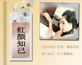 红颜知已是什么意思?