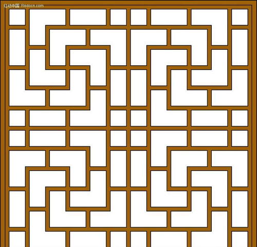 窗格子效果图，窗格子