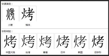 烤的组词