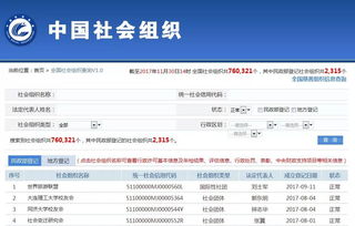 全国社会组织查询官网，全国社会组织查询系统入口