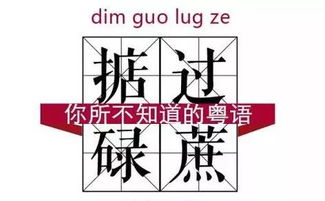 掂过碌蔗图片，掂过碌蔗怎么读