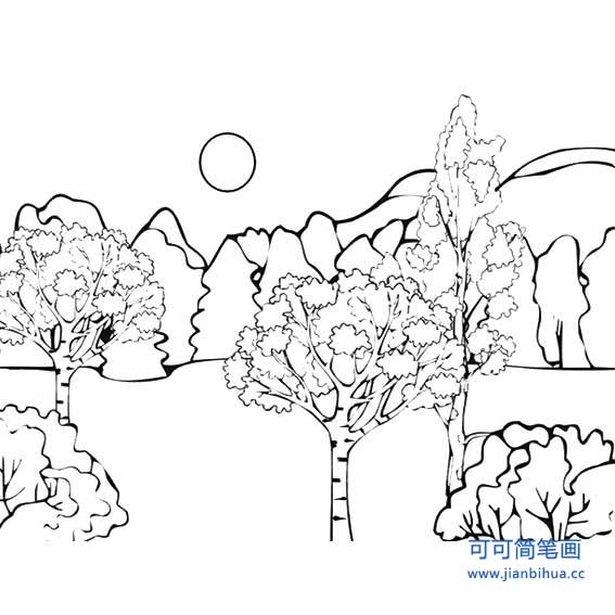 风景画怎么画